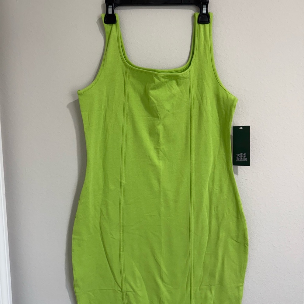 Wild Fable Lime Green Dress